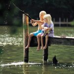 Op de steiger